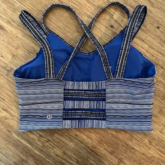 Lululemon Happy Strappy Long Line Bra, Sz 10 - Picture 4 of 4